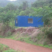 Clinic Blue Container